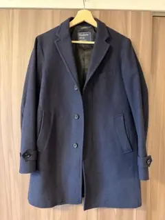 relume カシミヤ混紡　チェスターコート ネイビー