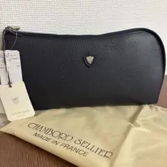 シャンボールセリエ　ANGEL ネイビー　クラッチバッグ