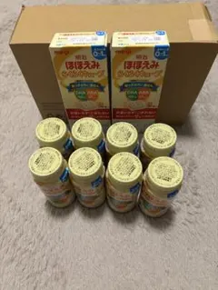 明治ほほえみ らくらくミルク8本 らくらくキューブ2セット付き