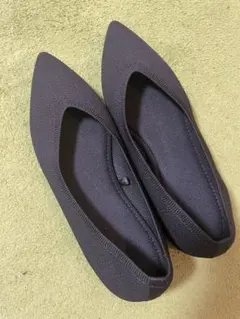 GU ウォッシャブルニットフラットシューズ23.5