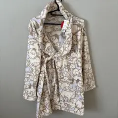 新品　franche lippee パープル　くま柄　ガウン　ルームウェアのサムネイル