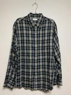 BEAUTY&YOUTH タータンチェックワイドフォルムシャツ