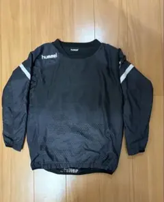 hummel 黒 長袖ピステ　130㎝