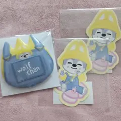 StrayKids skzoo オンラインくじ お名前バッチ ウルフチャン