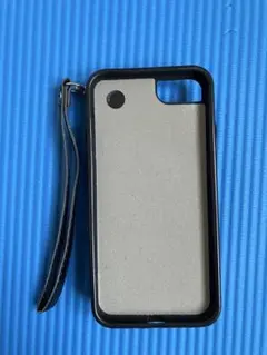 iPhone SE2/3,7/8 カードポケット付き手帳型ケース 黒 レザー