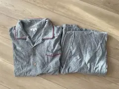 【Kai Bestep】メンズ　パジャマ　綿100% グレーMサイズ）綿100%