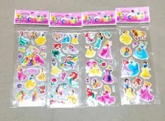 プリンセス　ぷくぷくシール 4シート