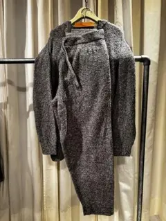 ジェラートピケ メランジほっともこ 上下セットアップ 新品 メンズL