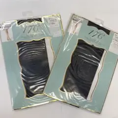 新品未開封　17℃ ストッキング　ブラック　レース柄　2点セット