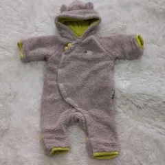 AMPERSAND フード付きロンパース 70サイズ　防寒バッチリ