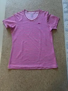 【美品】Nike DRI-FIT 半袖Tシャツ ピンクストライプ