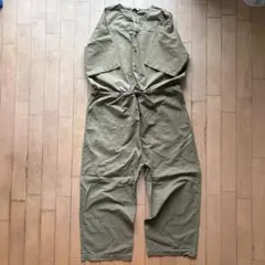 オリーブグリーン 半袖オールインワン