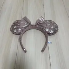 ディズニー ハート型スパンコールカチューシャ　ミニー