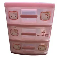 サンリオ ハローキティ キティちゃん 三段引き出し 小物入れ レトロ