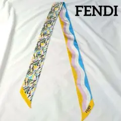 FENDI ラッピー ビタミンカラーカラフルズッカ柄ツイルスカーフのサムネイル