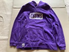 CHUMS チャムズ　パーカー パープル レディース Lサイズ