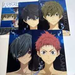 Free! 映画ハイ☆スピード! 前売り特典 クリアファイル 全6種セット