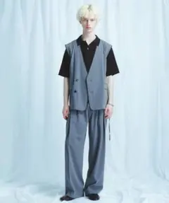 HARE ベスト パンツ セットアップ ブルーグレーのサムネイル