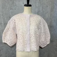 MARILYN MOON Milano Rib Lace Jacket