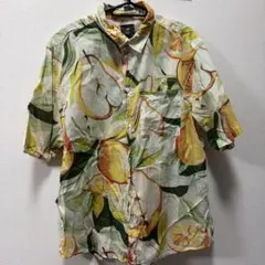 H&M アロハシャツ 半袖 フルーツ柄 XLサイズのサムネイル