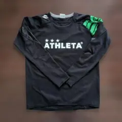ATHLETA サッカー用長袖ウェア 黒　１６０