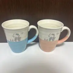 ト*び様 【未使用】ハローキティ　マグカップ2個セット　2003年製