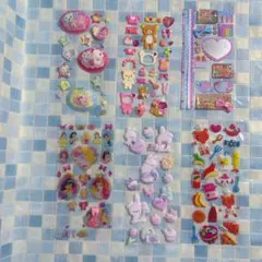 ディズニー　サンリオ　サンエックス　など　キャラクターシールセット 6枚セット