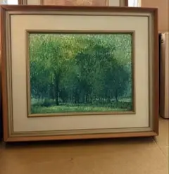 회화 풍경화 초원 액자 예술 골동품