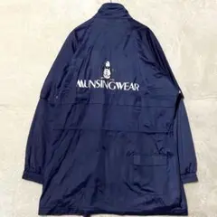 Munsingwear ナイロンジャケット 黒/青 楽天市場】ナイロン ジャケット（ブランドマンシングウェア）（ゴルフ