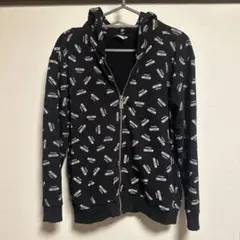MOSCHINO TEEN ロゴプリント パーカー ブラックのサムネイル