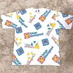 【新品タグ付き】ディズニーランド ディズニーシー ロゴ Tシャツ Lサイズ