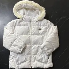 美品！COMME CA ISM ホワイト中綿コート 120cm