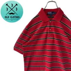 【POLO BY RALPH LAUREN】ボーダー ポロシャツ ポニーロゴ刺繍