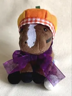 アイドルホース Sサイズ用 かぼちゃベレー帽 【ぬい服】