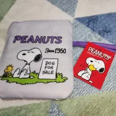 PEANUTS スヌーピー エコバッグ 収納ポーチ付き