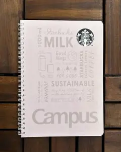 新品未使用 スターバックス Campus リングノート A5 日本製のサムネイル