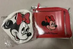 ディズニー シークレット PVC ウォレット フェイスポーチ ミニー