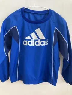 adidas ウィンドブレーカー 青　130cm