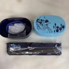 ムーミン　スナフキン お弁当箱　箸　箸袋 サークルKサンクス　非売品　新品のサムネイル