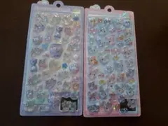 ボンボンドロップシール ナイトミャウ うさぎ2枚セット