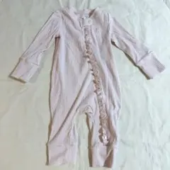 GAP カバーオール ピンク 新生児 50 60 フリル