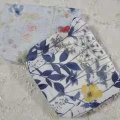 リバティfuwara6重ガーゼハンカチ2枚◇イルマ