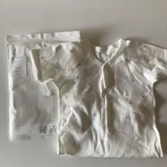 PUPOベビー服 70cm 半袖ロンパース2枚セット