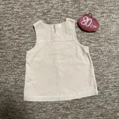 無印良品80㎝　コーデュロイワンピース　ベージュ