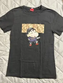 しんちゃん　キャラクター Tシャツ ブラック