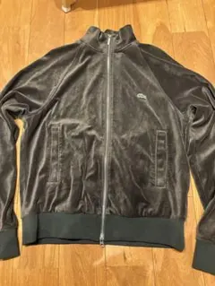 Lacoste ダークグリーン　ベロアジャケット