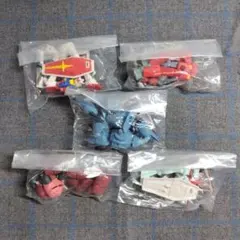 ★バンダイ　機動戦士ガンダム　モビルスーツコレクション7　全5種コンプ　L400