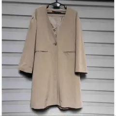 KBF ギャザーノーカラーコート