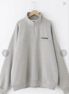 ハーフジップ スウェット