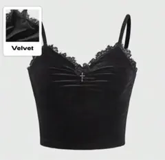 SHEIN ベルベット キャミトップ